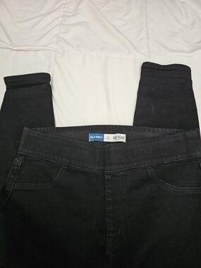 Womens Old Navy Black Stretch Jeggings
